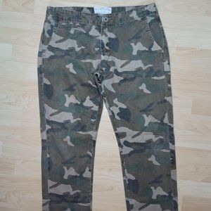 🔥Camo Faded Slim Pants Green black !!🔥